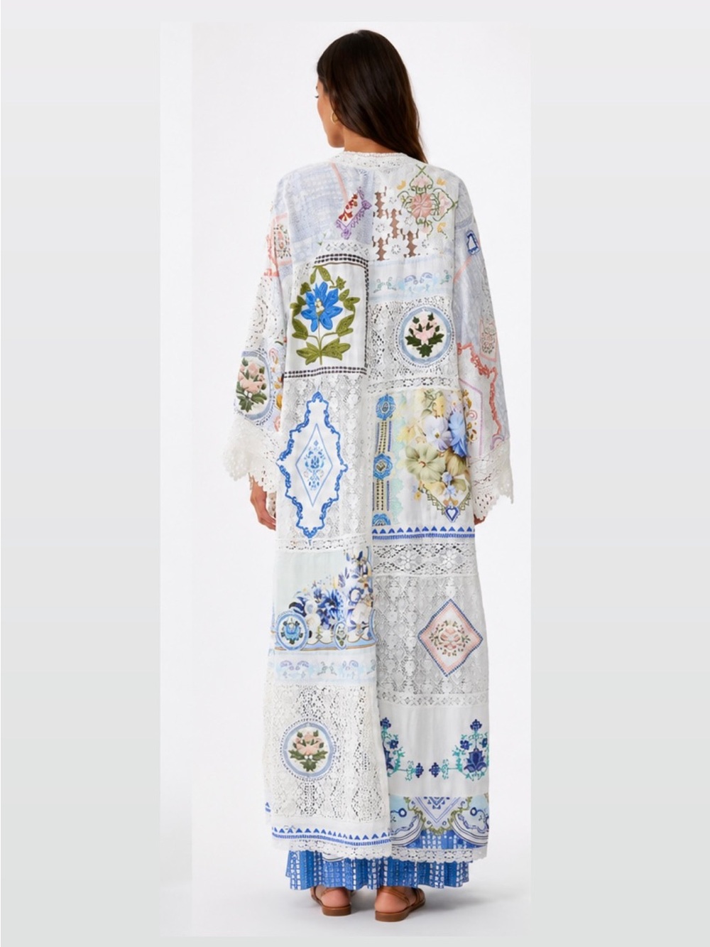 Camilla My homespun heart flare sleeve kimono duster - Picture 10 of 15